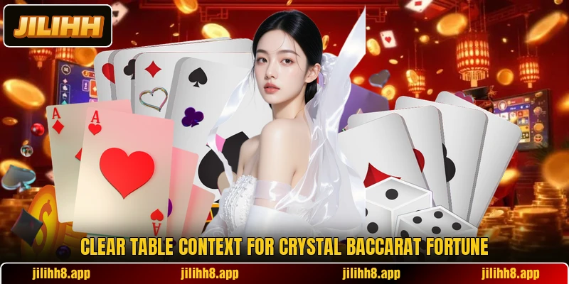 Clear table context for Crystal Baccarat Fortune Clear table context for Crystal Baccarat Fortune