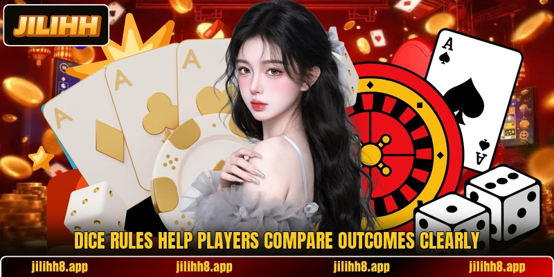 Dice rules help players compare outcomes clearly Dice rules help players compare outcomes clearly