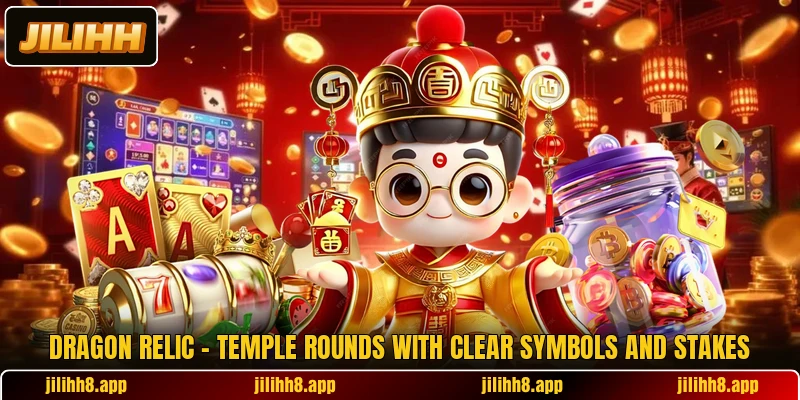 Dragon Relic - Temple Rounds With Clear Symbols And Stakes Dragon Relic - Temple Rounds With Clear Symbols And Stakes
