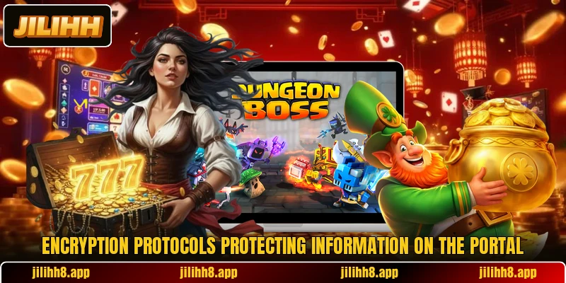 Encryption protocols protecting information on the portal Encryption protocols protecting information on the portal