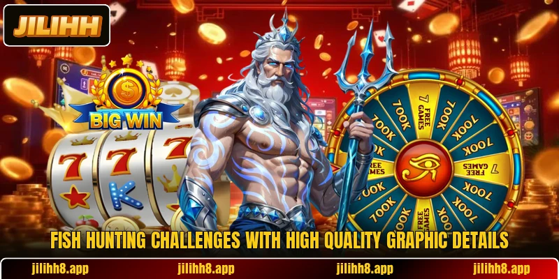Fish hunting challenges with high quality graphic details Fish hunting challenges with high quality graphic details