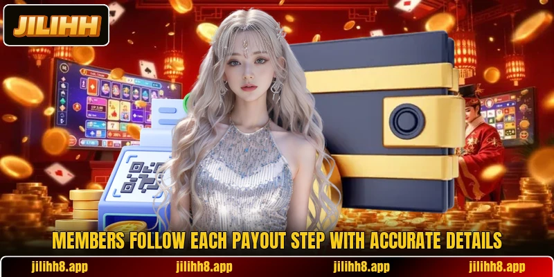 Members follow each payout step with accurate details Members follow each payout step with accurate details