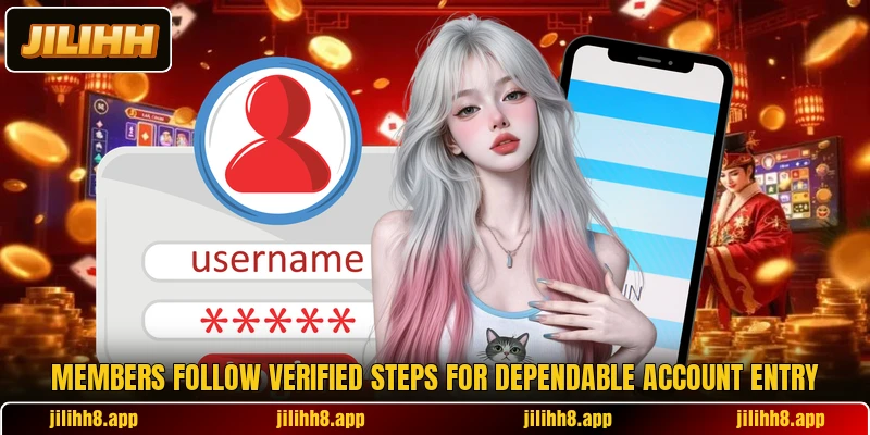 Members follow verified steps for dependable account entry Members follow verified steps for dependable account entry