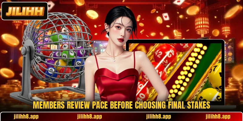 Members review pace before choosing final stakes Members review pace before choosing final stakes