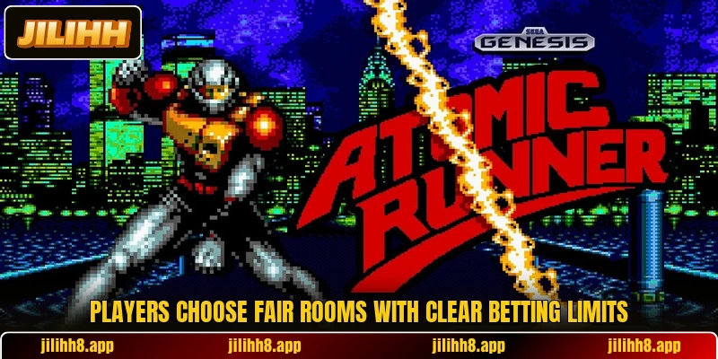 Players choose fair rooms with clear betting limits Players choose fair rooms with clear betting limits