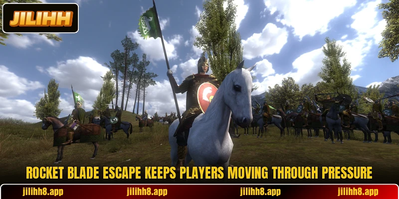 Rocket Blade Escape keeps players moving through pressure Rocket Blade Escape keeps players moving through pressure