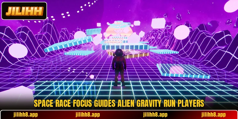 Space race focus guides Alien Gravity Run players Space race focus guides Alien Gravity Run players