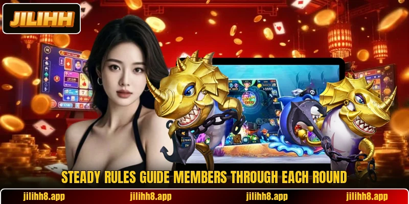 Steady rules guide members through each round Steady rules guide members through each round